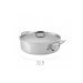 Rondeau Mauviel M'Urban3 en inox avec couvercle en inox