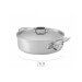 Rondeau Mauviel M'Urban3 en inox avec couvercle en inox