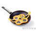 Moule à pancakes et œufs Presto en silicone avec 4 décors
