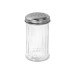Saupoudreur à sucre cannelé 300ml en verre et inox
