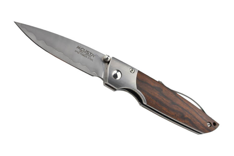 Couteau pliant MCUSTA Teana MC-143G manche bois de fer 10cm + étui