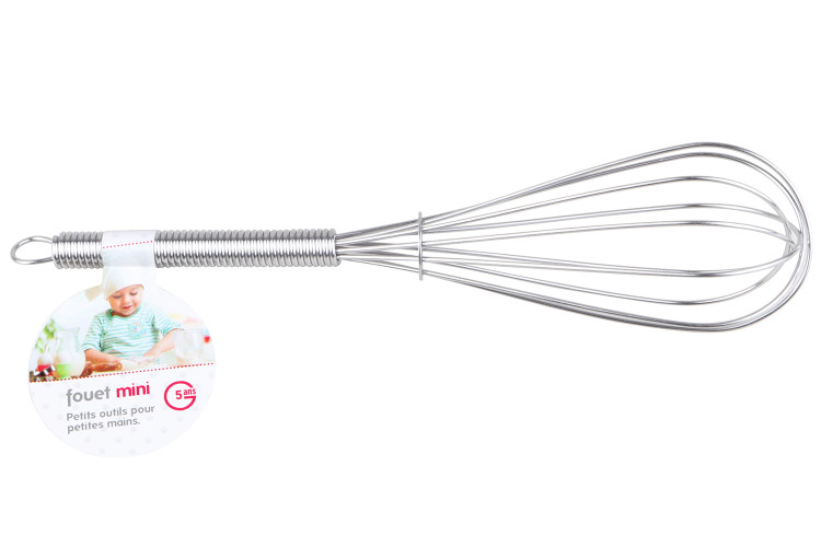 Fouet de cuisine pour enfant 15cm en inox