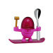 Coquetier WMF McEgg rose avec cuillère