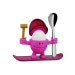 Coquetier WMF McEgg rose avec cuillère