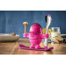 Coquetier WMF McEgg rose avec cuillère