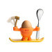 Coquetier WMF McEgg orange avec cuillère