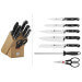 Bloc couteaux hêtre 7 pièces Zwilling Professionnal S lames forgées