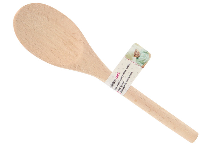 Cuill&egrave;re en bois de h&ecirc;tre pour enfant - 16cm