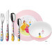 Coffret couverts et vaisselle enfant 6 pièces WMF Disney© Princesses acier inox 18/10 Cromargan