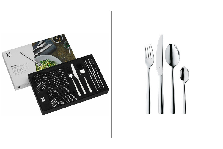 M&eacute;nag&egrave;re 24 pi&egrave;ces WMF Boston en acier inox 18/10 Cromargan