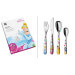 Couverts enfant 4 pièces WMF Disney© Princesses en acier inox 18/10 Cromargan