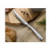 Coffret bois 6 couteaux à steak Comas Geometric acier inox 13/0