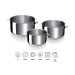 Set de 3 casseroles Beka Evolution en inox 16, 18 et 20cm - Poignée amovible incluse