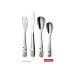 Couverts enfant 4 pièces WMF Licorne en acier inox 18/10 Cromargan