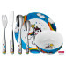 Coffret repas enfants WMF Licorne acier inox 18/10 et porcelaine
