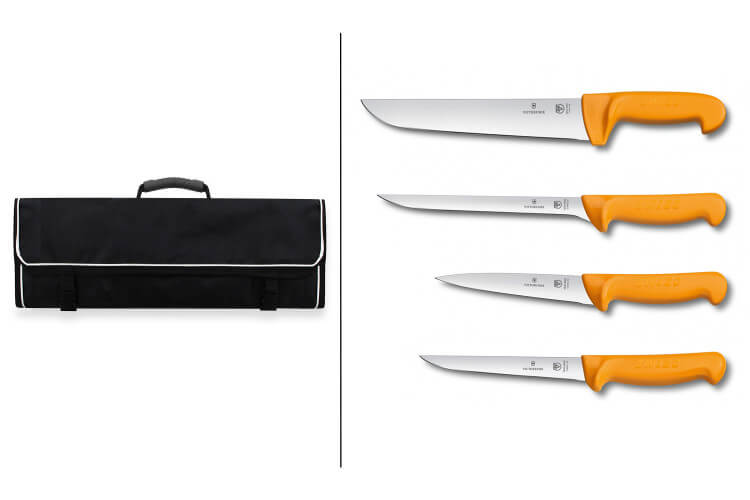 Mallette 4 couteaux de cuisine professionnels Victorinox Swibo - Exclusivité