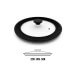 Couvercle universel Beka en verre avec bord silicone