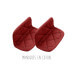 Set Cocotte Cookut passion + maniques rouges et poignée inox