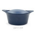 Set Cocotte Cookut myrtille + maniques bleues et poignée laiton