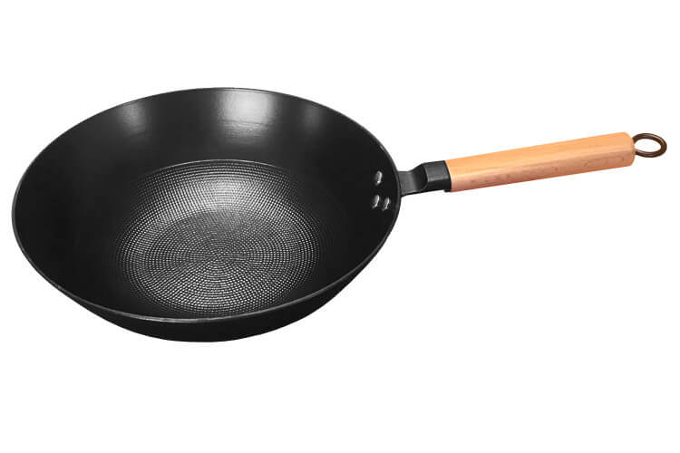 Wok Baumalu Gamme Roc en fonte d'acier légère 30cm
