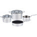 Batterie 6 pièces Baumalu Platine en acier inox