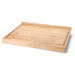 Planche à découper Continenta double face en bois d'hévéa 62x46,5x4,5cm