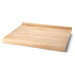 Planche à découper Continenta double face en bois d'hévéa 62x46,5x4,5cm