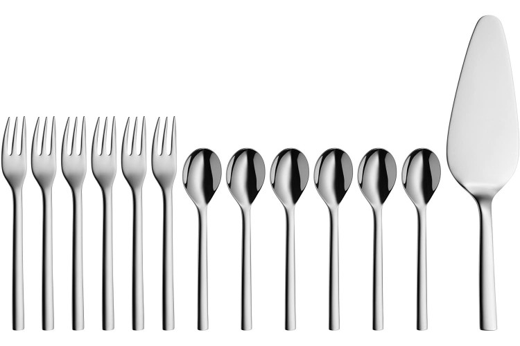 Service &agrave; g&acirc;teau WMF Nuova 13 pi&egrave;ces en acier inox 18/10 Cromargan