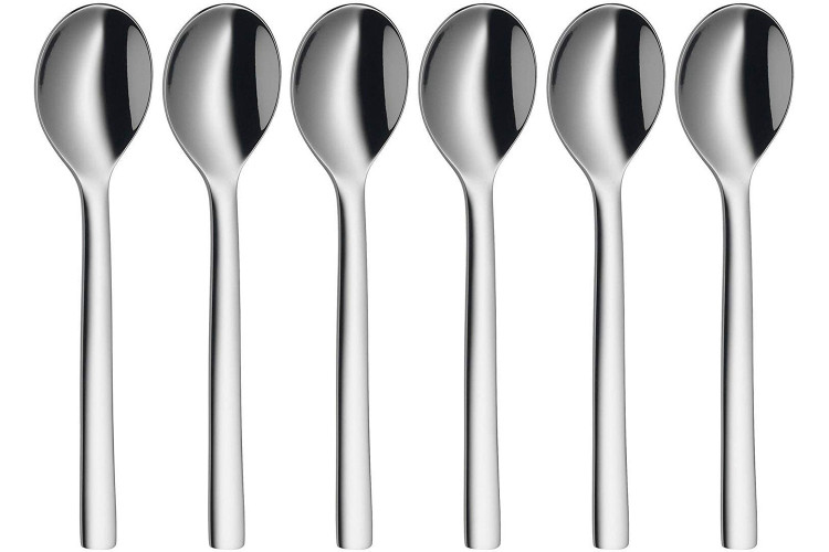 Set de 6 cuill&egrave;res &agrave; espresso WMF Nuova en acier inox 18/10 Cromargan