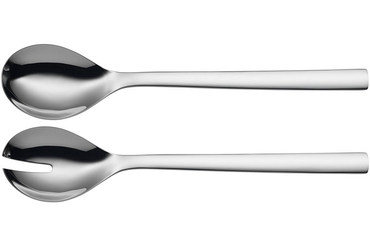 Set de 2 couverts &agrave; salade WMF Nuova 30cm en acier inox 18/10 Cromargan