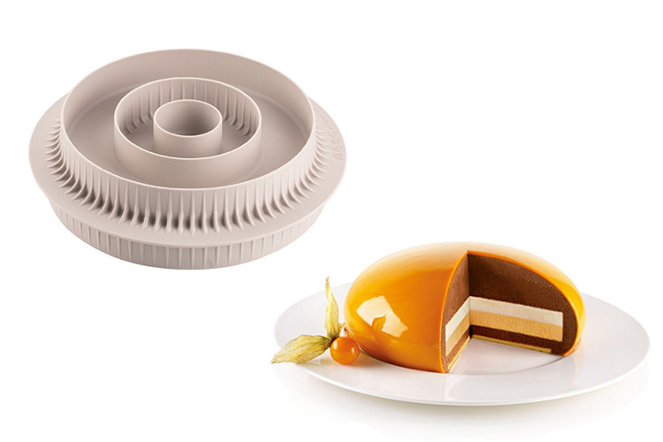 Moule silicone 3D Silikomart Multi-insert rond