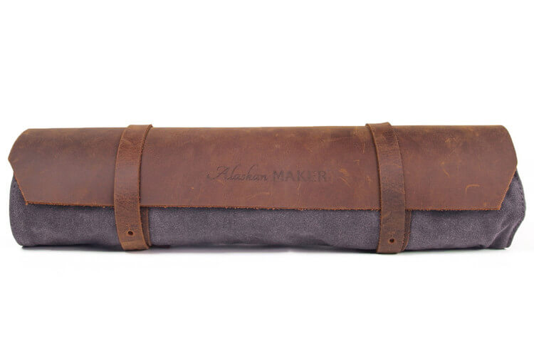Trousse à couteaux vide Alaskan Maker Chef - 61x38,5cm avec 9 emplacements