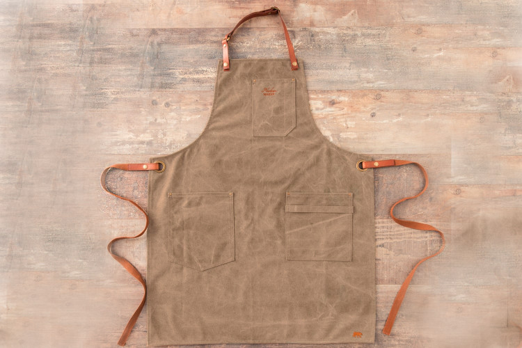 Tablier de cuisine Alaskan Maker N&deg;325 vintage en coton