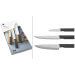 Coffret de 3 couteaux WMF Kineo : Office + Découper + Chef
