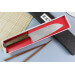 Couteau santoku japonais artisanal Wusaki Unagi AUS10 damas 16,5cm manche chêne