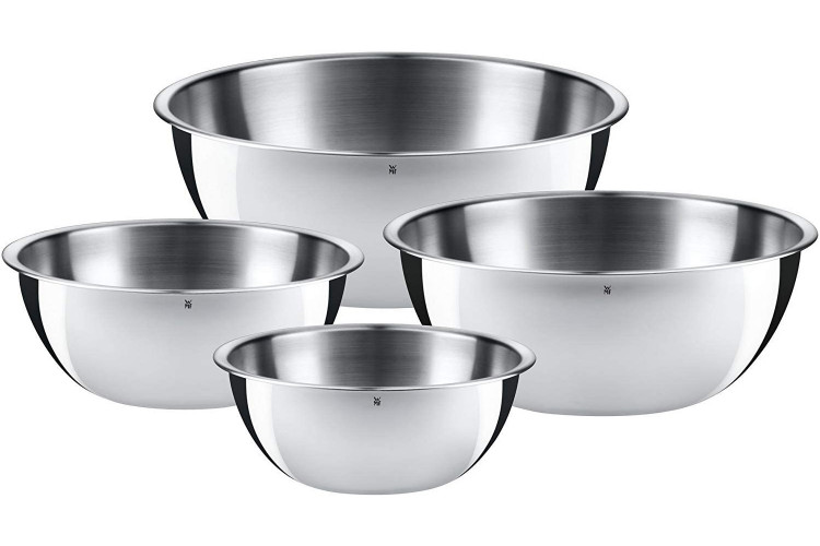 Set de 4 bols de cuisine WMF Gourmet en acier inox 18/10 Cromargan