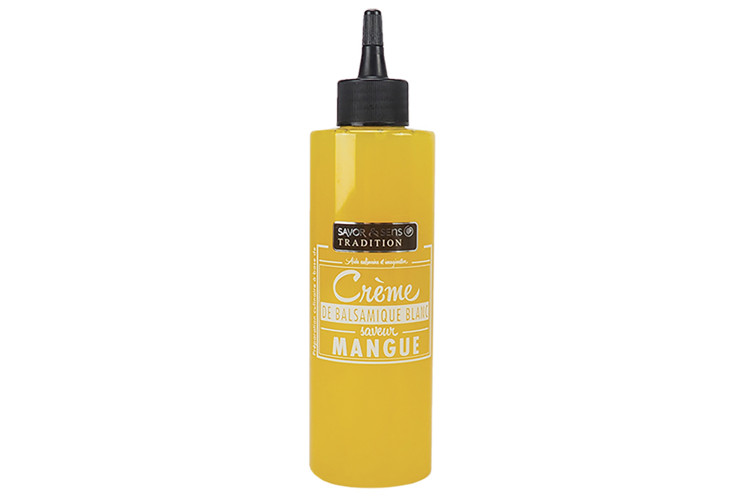 Cr&egrave;me balsamique blanc Savor&Sens saveur mangue 20cl