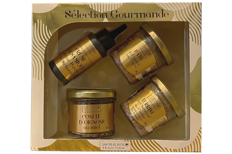 Coffret gourmand prestige Savor&Sens Autour d'une S&eacute;lection Gourmande