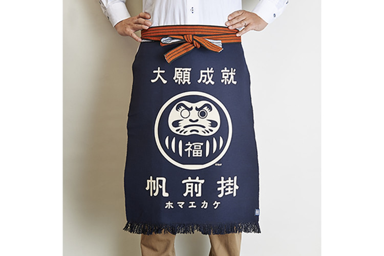 Tablier de cuisine japonais Anything Maekake Daruma