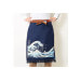 Tablier de cuisine japonais Anything Maekake Hokusai Vague