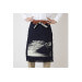 Tablier de cuisine japonais Anything Maekake Hokusai Mont Fuji rouge