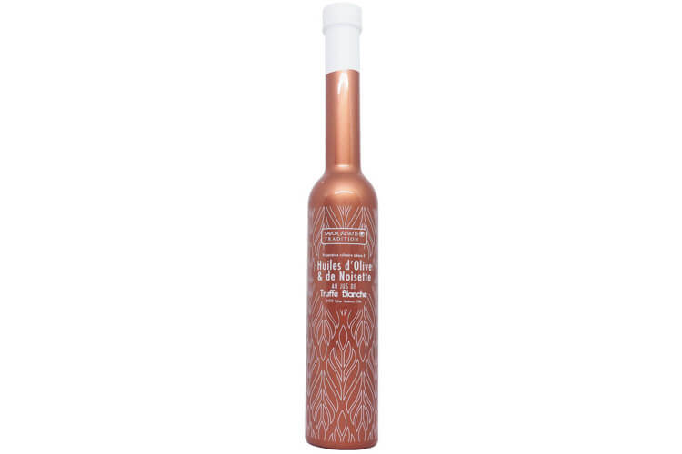 Huiles d'olive et de noisette Savor&Sens Color Block au jus de truffe blanche - 20cl