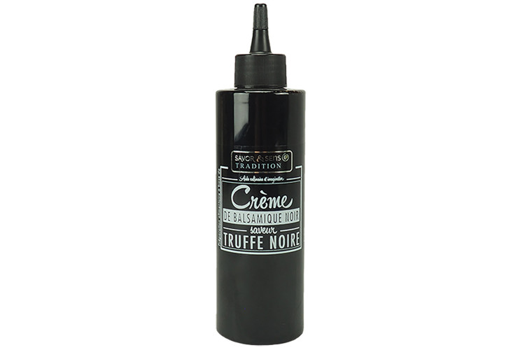 Cr&egrave;me balsamique noir Savor&Sens saveur truffe noire 20cl