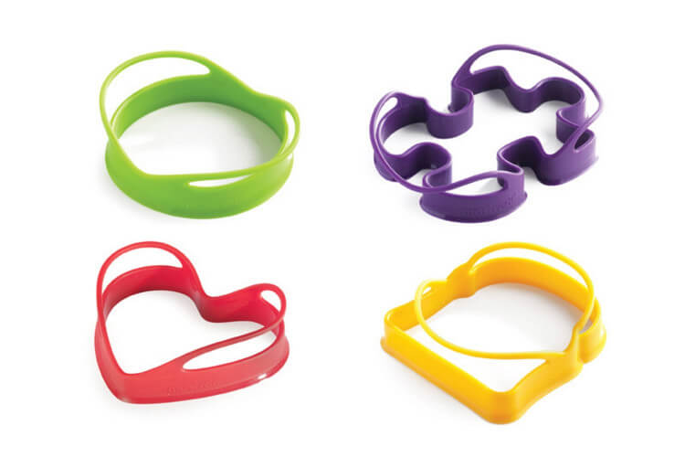 Set de 4 formes de cuisson Mastrad pour œufs, muffins, cookies