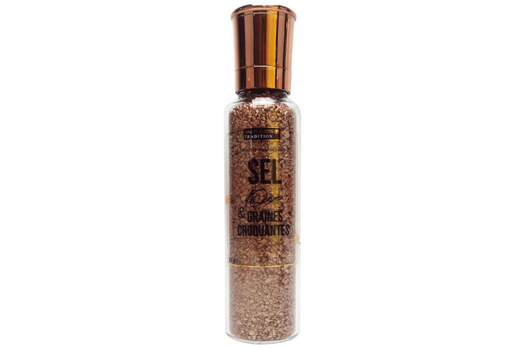 Moulin &agrave; sel dor&eacute; et graines croquantes Savor&Sens - 360g