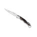 Couteau pliant Laguiole Bougna Baroque 12cm bois marron + tire bouchon