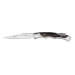 Couteau pliant Laguiole Bougna Baroque 12cm bois marron + tire bouchon