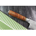 Couteau de chef japonais artisanal forgé Takeshi Saji R2 Tsuchime 21cm
