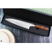 Couteau de chef japonais artisanal forgé Takeshi Saji R2 Tsuchime 21cm