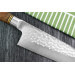 Couteau de chef japonais artisanal forgé Takeshi Saji R2 Tsuchime 21cm